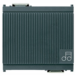 Suoneria elettronica 3 sequenze sonore regolabili 12V 2 moduli grigio