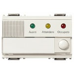 Unità chiamata elettronica bianco 3 moduli alimentazione 12V per sistemi chiamata