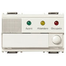 Unità chiamata elettronica bianco 3 moduli alimentazione 12V per sistemi chiamata
