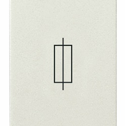 Portafusibile 1P 16A 250V bianco per fusibili miniatura ø 5x20 mm e ø 6,3x32 mm uso elettrico