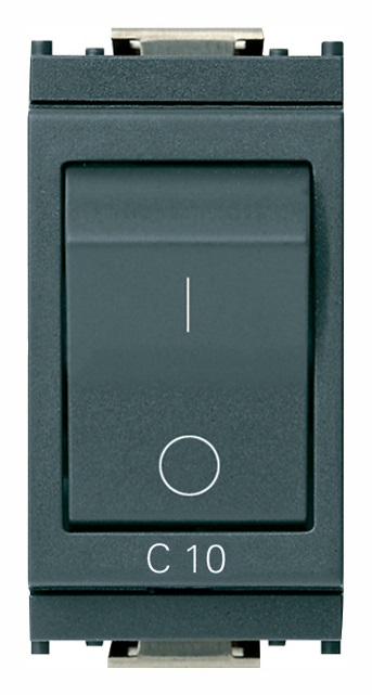 Interruttore MT 1P+N C10 120-230V grigio