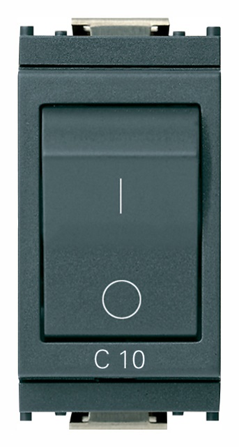 Interruttore MT 1P+N C10 120-230V grigio