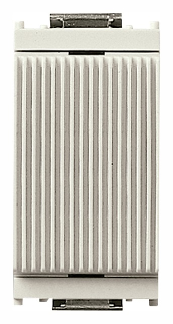 Copriforo fronte rigato bianco