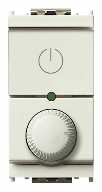 Dimmer universale rotativo 230V 40-400W per lampade incandescenza, CFL, LED bianco