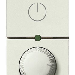 Dimmer universale rotativo 230V 40-400W per lampade incandescenza, CFL, LED bianco