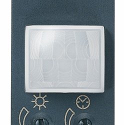 Interruttore IR a relè 230V sensore movimento crepuscolare regolabile grigio