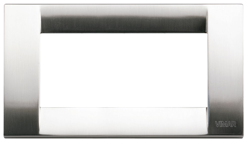 Placca Classica 4M nichel spazzolato Idea 