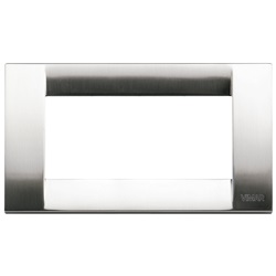 Placca Classica 4M nichel spazzolato Idea 