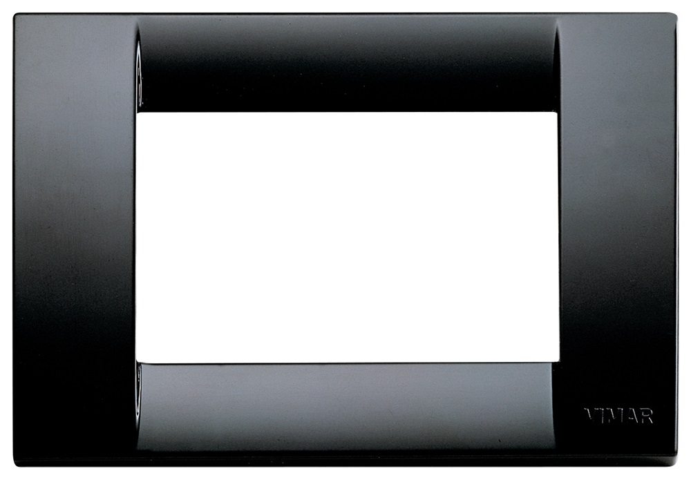 Placca Classica 3P nero Idea 