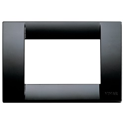 Placca Classica 3P nero Idea 