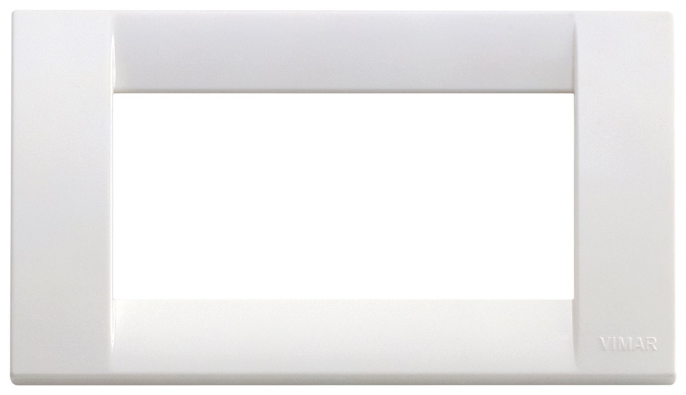 Placca Classica 4M bianco brillante