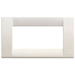 Placca Classica 4 moduli bianco Idea 