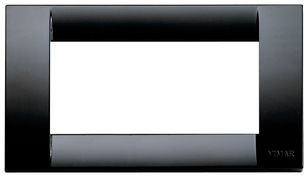 Placca Classica 4 moduli nero Idea 