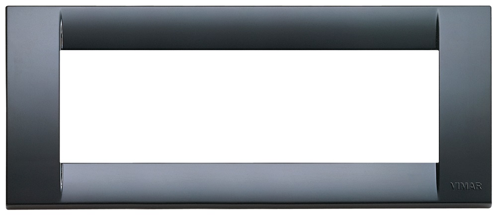 Placca Classica 6 moduli grigio grafite Idea 