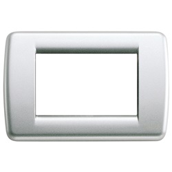 Placca Rondò 3P argento metallizzato Idea 