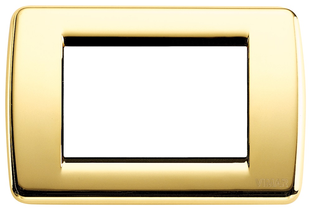 Placca Rondò 3P oro lucido Idea 