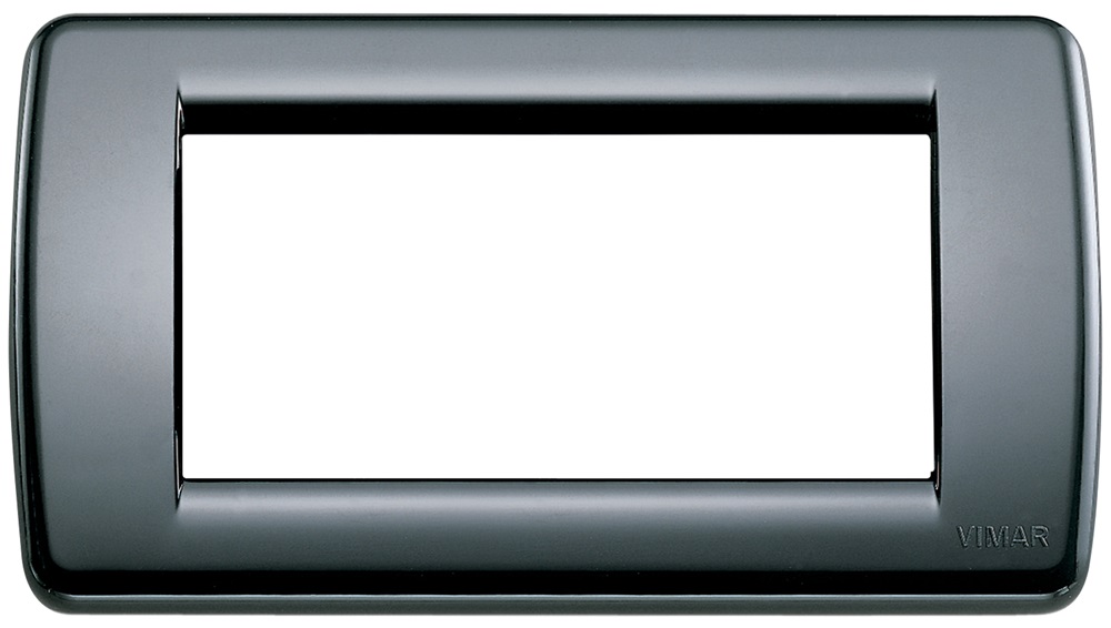 Placca Rondò 4M nero Idea