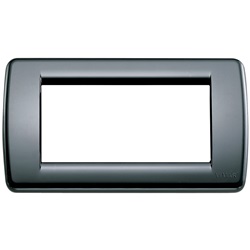 Placca Rondò 4M nero Idea