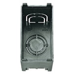 Scatola incasso 1 modulo rettangolare nero per pannelli GW 960 °C