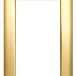 Placca Rondò 1M pann.oro lucido Idea 