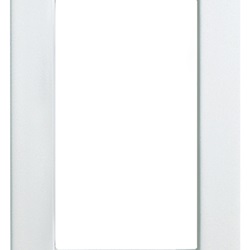 Placca Classica 1M pann.bianco bril