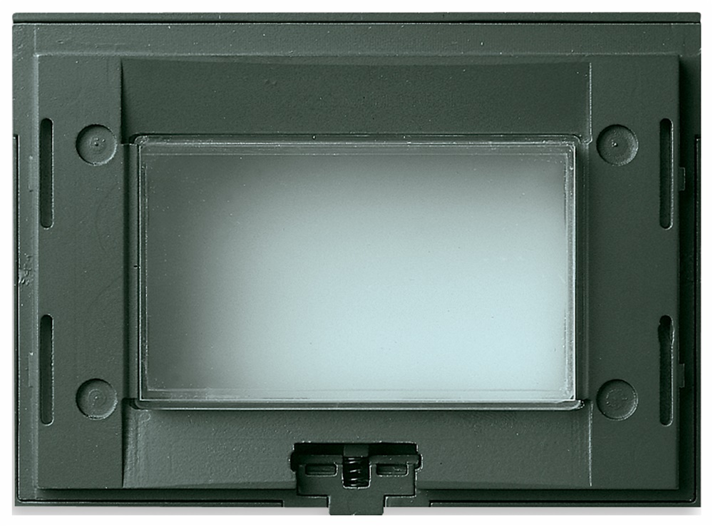 Supporto 3 moduli IP55 grigio con coperchio e membrana per scatole incasso