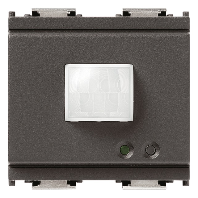 Rivelatore IR passivo KNX grigio 2 moduli per automazione edificio