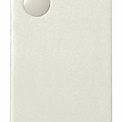 Deviatore 1P 16AX 250V bianco modulo ridotto per lampade con alimentatore integrato