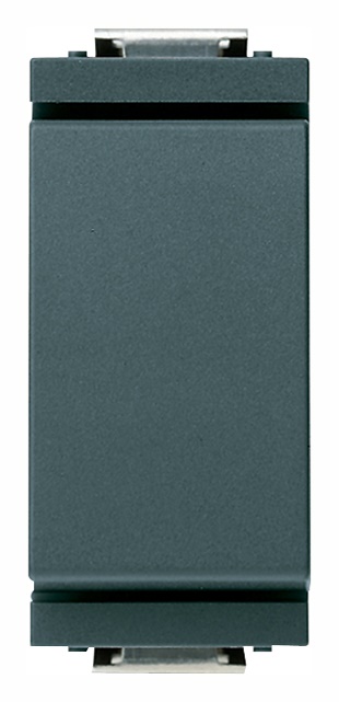 Invertitore 1P 16AX 250V grigio modulo ridotto per lampade con alimentatore integrato