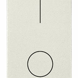 Interruttore 2P 16AX bianco