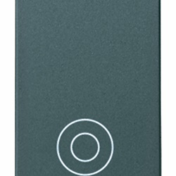 Pulsante 1P NO 10A 250V grigio modulo ridotto uso generico