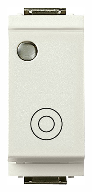 Pulsante 1PNO 10A generico lum.so bianco