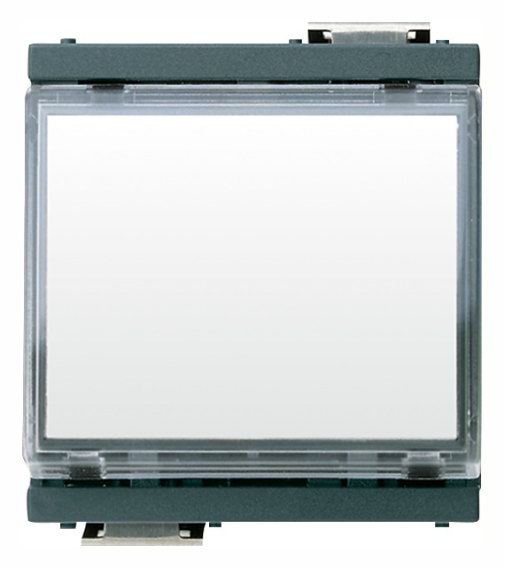 Pulsante targhetta 1P NO 10A 12-24V grigio per lampada siluro 12-24V 3W uso elettrico industriale
