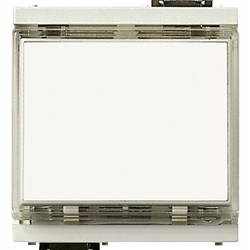 Pulsante targhetta 1P NO 10A 12-24V bianco per lampada siluro 12-24V