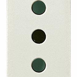 Presa 2P+T 10A P11 bianco