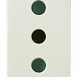 Presa elettrica 2P+T 10A tipo P11 bianco modulo ridotto standard italiano