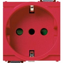 Presa 2P+T 16A P30 rosso
