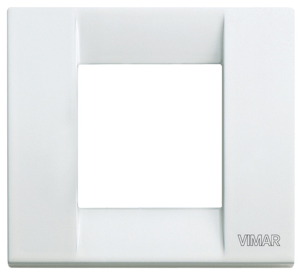Placca Classica metallo pressofuso 1-2 moduli bianco uso civile e industriale