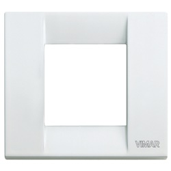 Placca Classica metallo pressofuso 1-2 moduli bianco uso civile e industriale