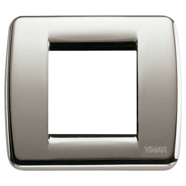 Placca RondÃ² 1-2M nichel spazzolato