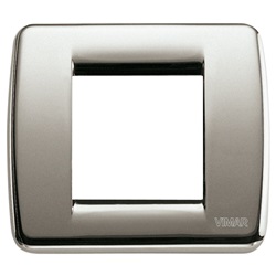 Placca RondÃ² 1-2M nichel spazzolato
