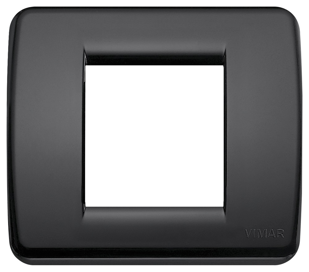 Placca Rondò 1-2M nero Idea 