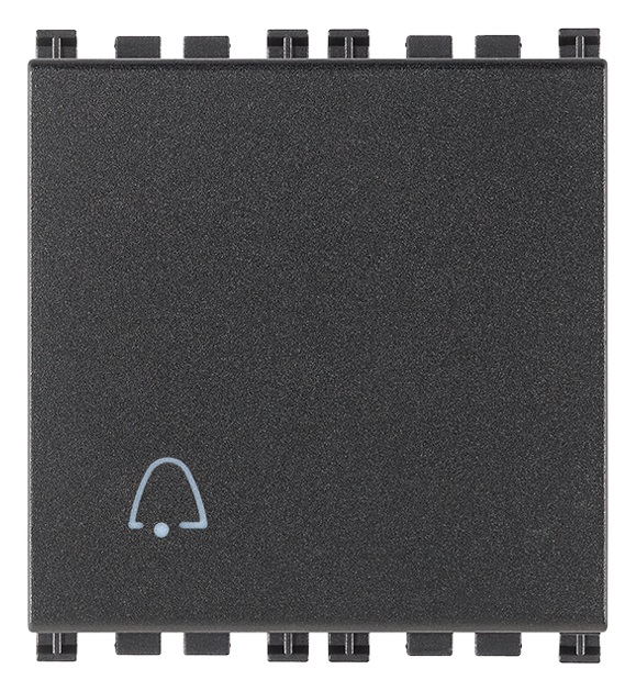 Pulsante 1P NO 10A campanello 2M grigio