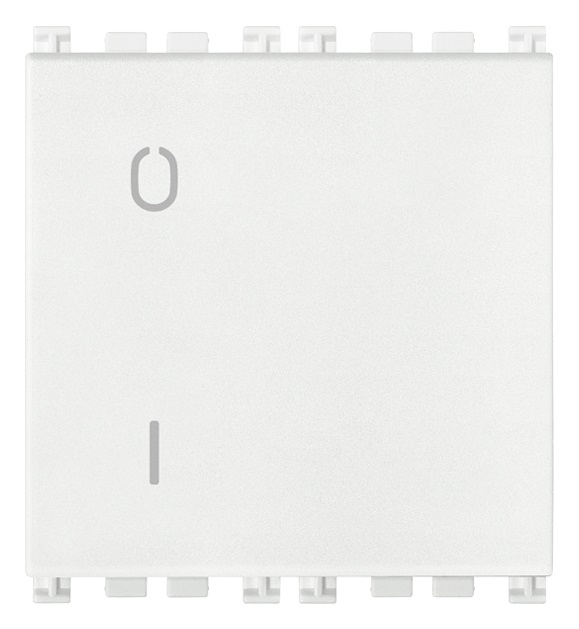 Interruttore 2P 16AX 2M bianco