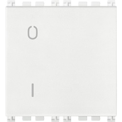 Interruttore 2P 16AX 2M bianco