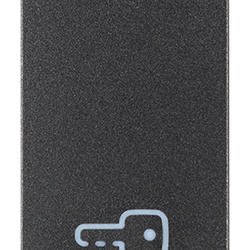 Tasto intercambiabile 1 modulo simbolo chiave illuminabile grigio per impianti elettrici