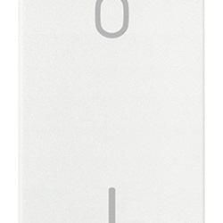 Tasto 1M simbolo O I bianco
