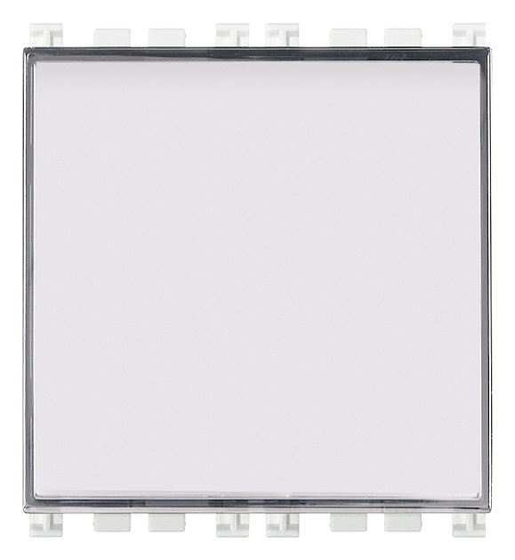 Pulsante targhetta 1P NO 10A bianco Arkè 