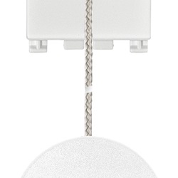 Pulsante 1P NO 10A tirante bianco Arkè 