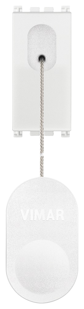 Pulsante 1P NC 10A tirante bianco